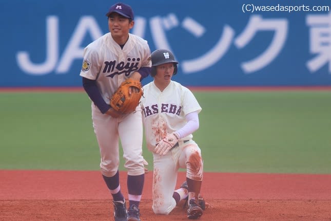 相手エースを攻略できず、初戦を落とす／明大１回戦