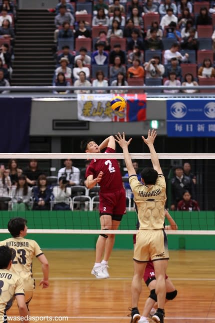 大学勢では９年ぶりのベスト８入り！　攻めのバレーで勝利をつかんだ