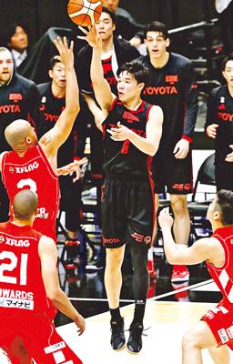 馬場（富山市出身）ＭＶＰ　Ｂリーグ、Ａ東京連覇