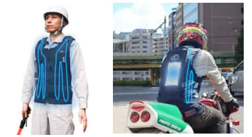 炎天下の屋外作業環境を改善する「水冷冷却クールベスト」発売　サンコー