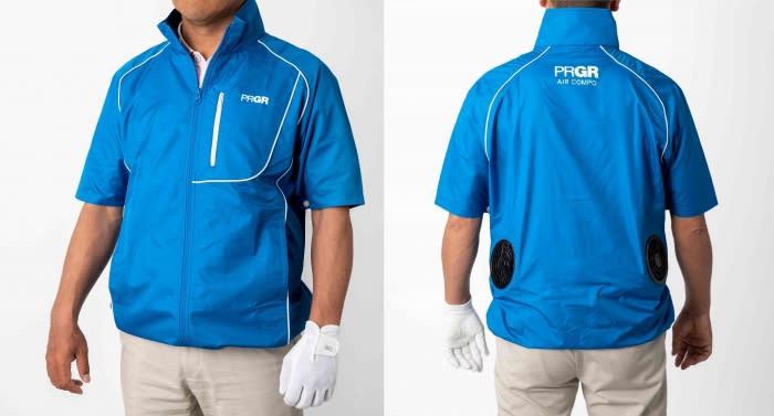 空調服とPRGRがゴルフウエアでコラボ　夏のコースも快適に
