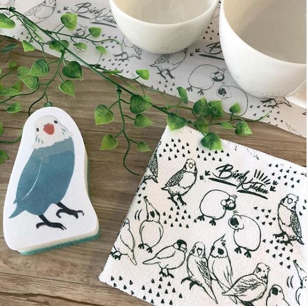 生息地はキッチンです。 100円の可愛い「ことり」たち。