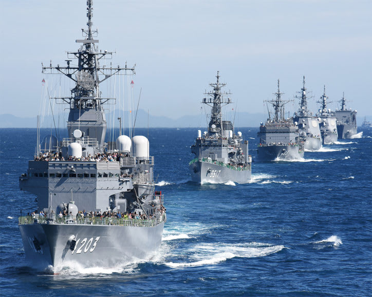海自最大行事の「観艦式」2019年８月１日から体験航海受付【横須賀市】