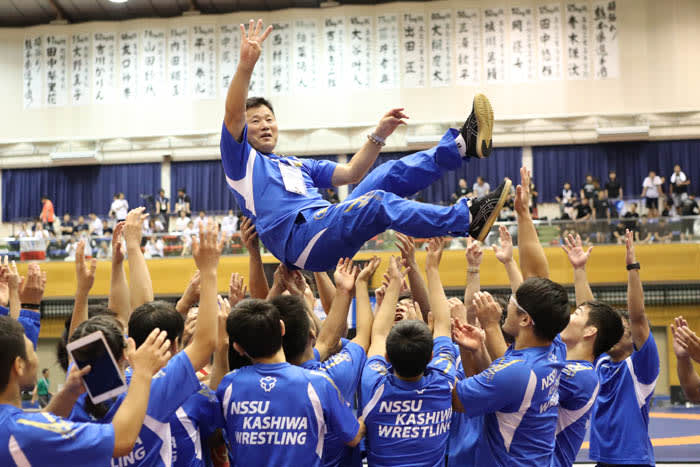 ＜レスリング＞日体大柏（千葉）が4年連続4度目の優勝…2019年インターハイ・第2日（学校対抗戦）