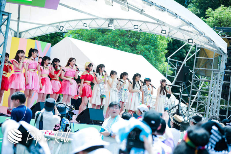 【TIFフォトレポート】スペシャルコラボステージ（アプガ（2）×マジパン）、8/2 SMILE GARDEN（12:10-）