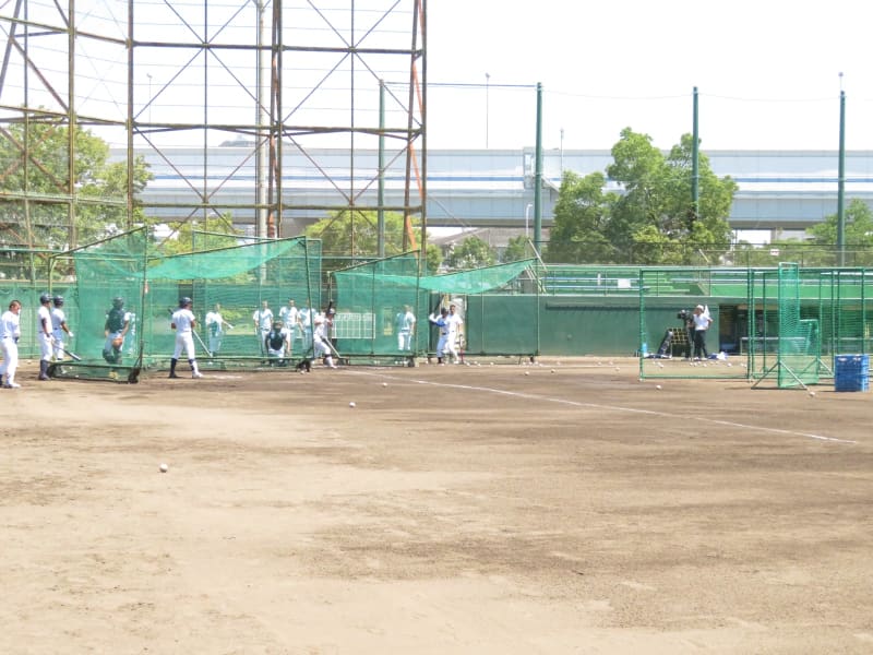 聖光学院ナイン　いよいよ明日初戦！　猛暑の中、練習に汗を流す
