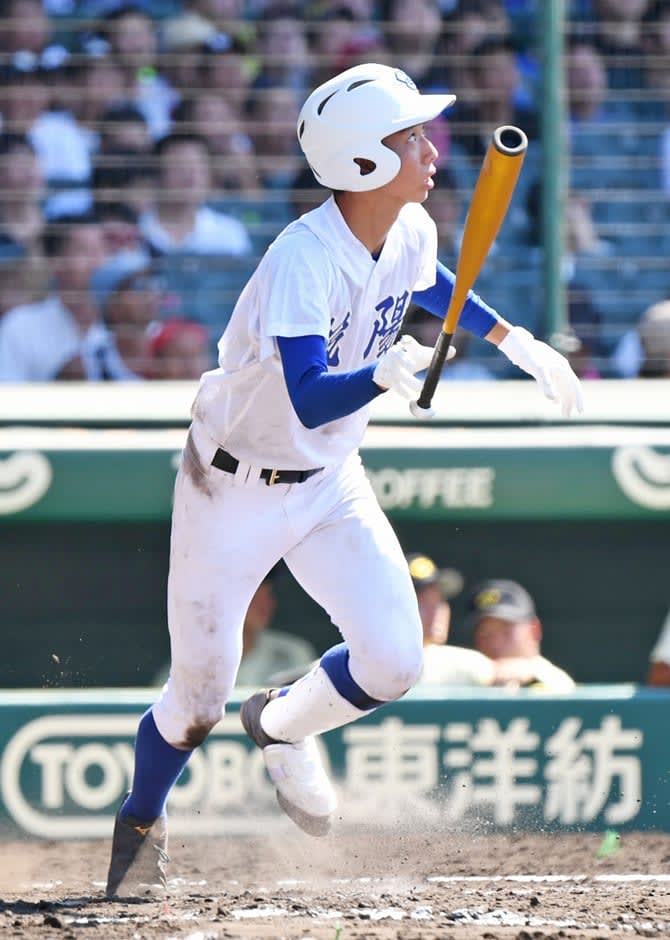 筑陽“2世コンビ”無念 　3番中村と4番福岡