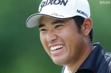松山英樹はすでにコース入り 悲願のメジャー制覇に向け調整を行った(撮影:岩本芳弘)