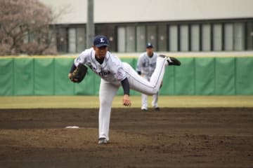 イースタンリーグ巨人戦で実戦復帰した西武・榎田大樹【写真:安藤かなみ】
